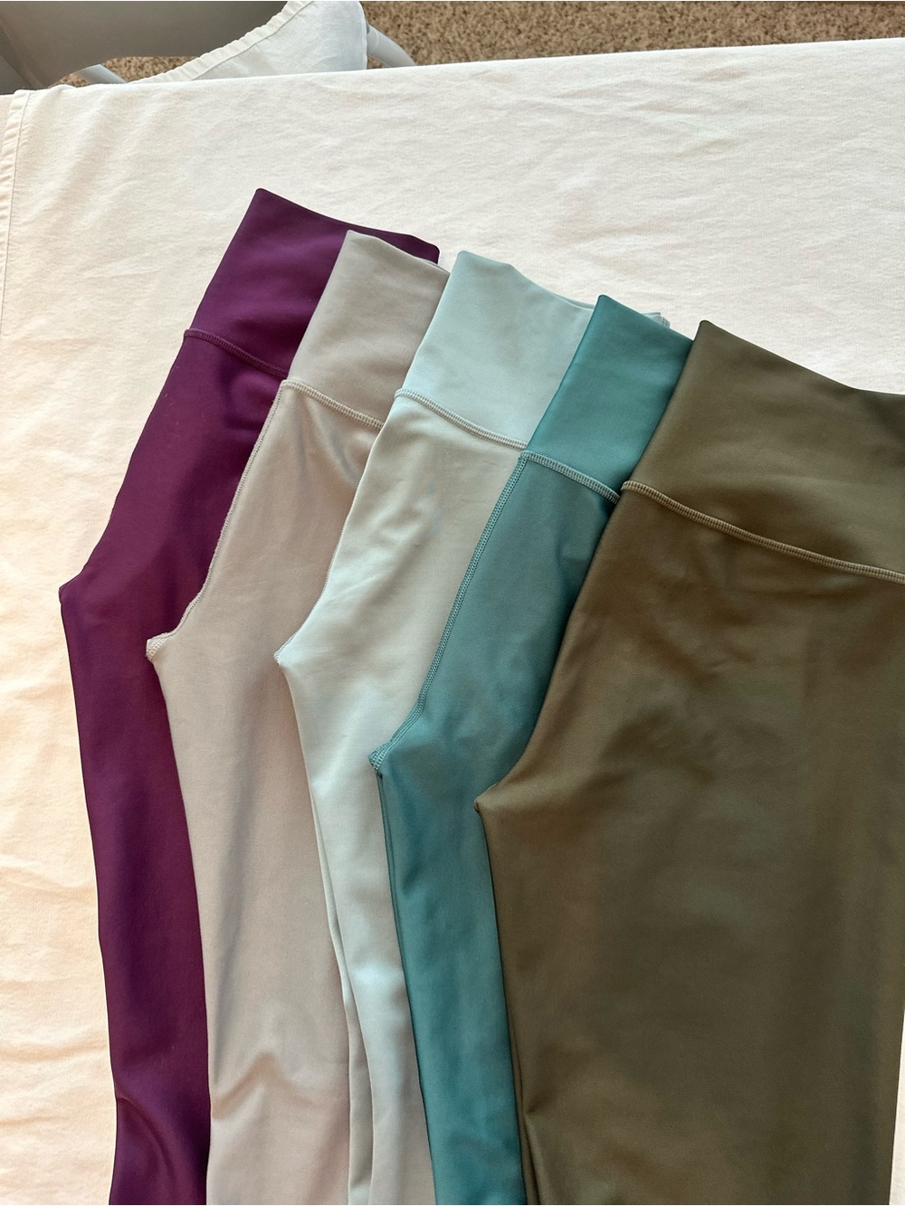 ALO Yoga Deep Plum High-Waist Leggings